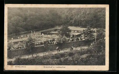 AK Remscheid, Strandbad im Eschbachtal