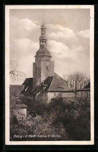 AK Belzig / Mark, Kirche St. Marien