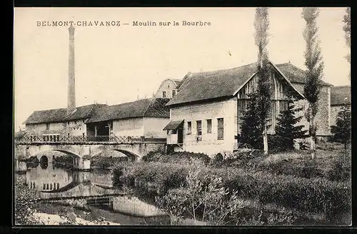 AK Belmont-Chavanoz, Moulin sur la Bourbre