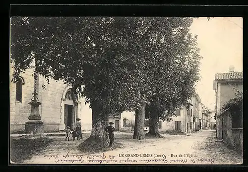 AK Le Grand-Lemps, Rue de l`Eglise