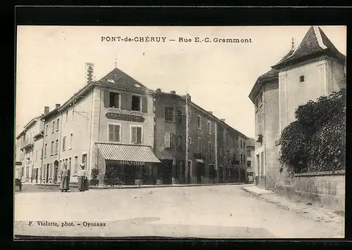 AK Pont-de-Chéruy, Rue E.-C. Grammont