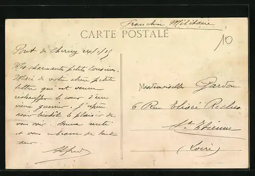 AK Pont-de-Chéruy, Quartier de l`Eglise