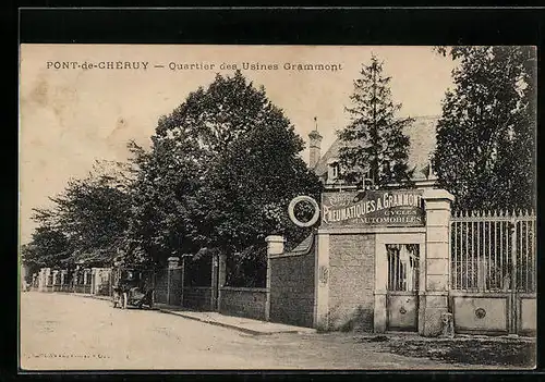 AK Pont-de-Chéruy, Quartier des Usines Grammont