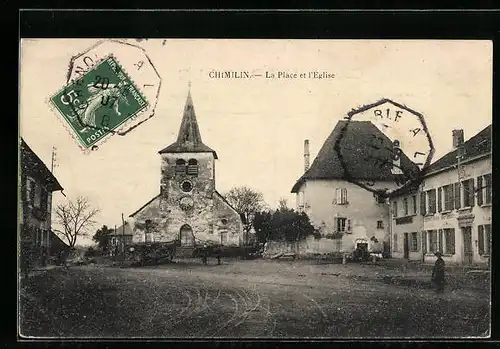 AK Chimilin, La Place et l`Eglise