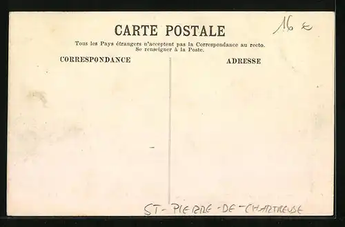 AK St-Pierre-de-la-Chartreuse, Couvent de la Grande-Chartreruse, Expulsion des Pères Chartreux 29 avril 1908