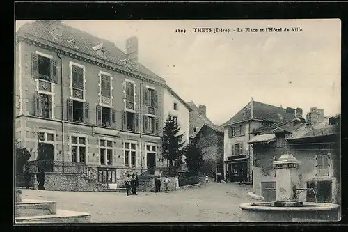 AK Theys, La Place et l`Hotel de Ville