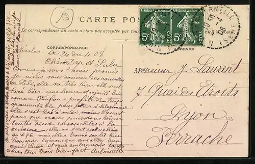 AK Nivolas-Vermelle, La Grande Rue