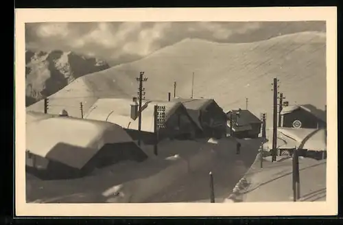 AK Huez, Village de l`Alpe l`hiver