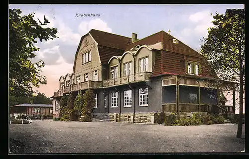 AK Bad Sassendorf, Kinder-Heilanstalt, Knabenhaus