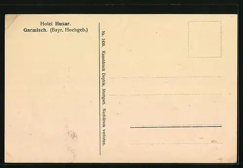 AK Garmisch, Hotel Husar