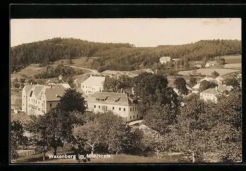 AK Waxenberg im Mühlkreis, Blick über den Ort