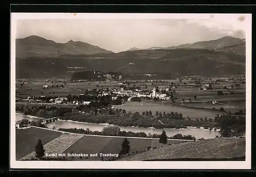 AK Kuchl, Ortsansicht mit Schlenken und Trattberg
