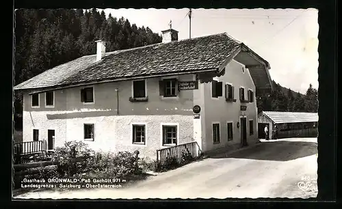AK Russbach, Gasthaus Grünwald