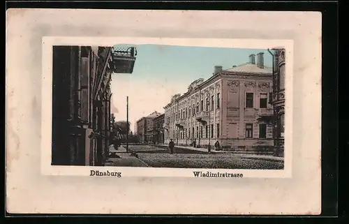 AK Dünaburg, Blick in die Wladimirstrasse