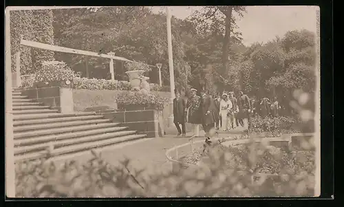 AK Hamburg, Gartenbau-Ausstellung, Partie auf dem Ausstellungsgelände