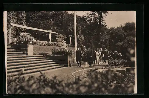 AK Hamburg, Gartenbau-Ausstellung, Partie auf dem Ausstellungsgelände