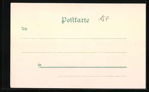 AK Berlin, Gewerbe-Ausstellung 1896, Fischerei-Ausstellung, Hansa-Haus