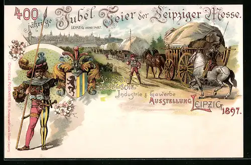 Lithographie Leipzig, Sächsisch-Thüringische Industrie- u. Gewerbe-Ausstellung 1897, Ausstellung reist in die Stadt