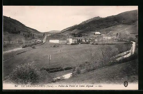 AK Le Grand-Lemps, Vallée du Violet et Usine Algoud