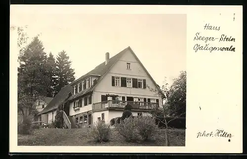 AK Gaugenwald, Ansicht vom Haus Seeger-Stein