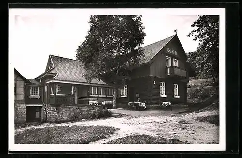 AK Wildbad im Schwarzwald, die Grünhütte beim Wildsee