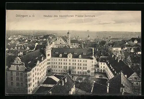 AK Dillingen a. D., der Neubaus des bischöflichen Priester-Seminars