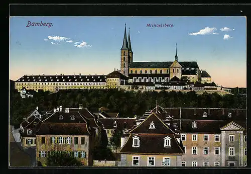 AK Bamberg, Michaelsberg mit Kirche