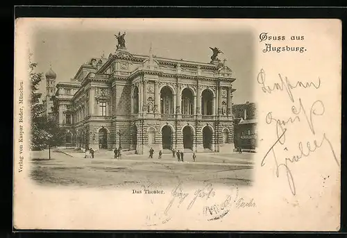AK Augsburg, Ansicht vom Theater