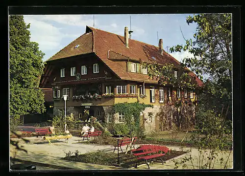 AK Ödenwald, Ansicht vom Schwarzwaldgasthof und Pension Adrionshof