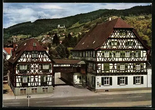 AK Oberkirch /Schwarzwald, Blick auf das Hotel Obere Linde