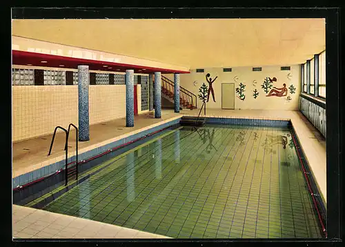AK Bad Rippoldsau, Schwimmbad in den Kuranstalten St. Luitgard