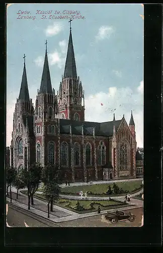 AK Lemberg, die St. Elisabeth-Kirche