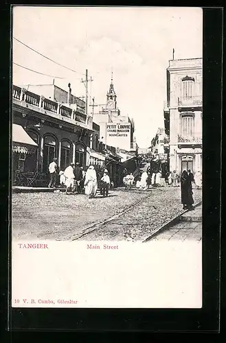 AK Tangier, Main Street, Au Petit Louvre