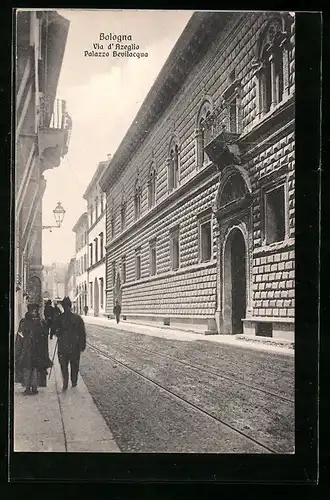AK Bologna, Via d`Azeglio, Palazzo Bevilacqua