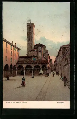 Künstler-AK Bologna, Chiesa di San Giacomo Magiore
