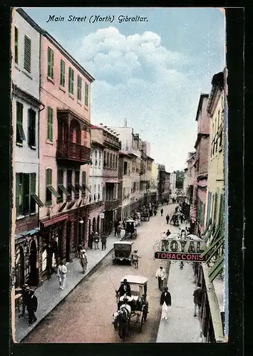 AK Gibraltar, Main Street looking North