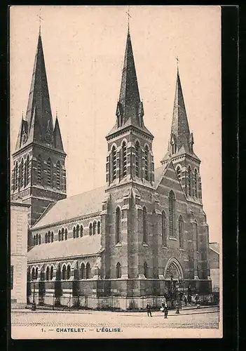 AK Chatelet, L`Eglise, facade