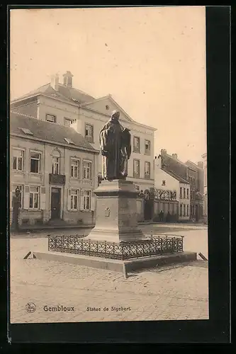 AK Gambloux, Statue de Sigebert