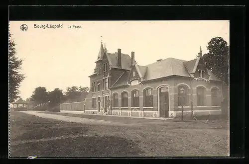AK Bourg-Leopold, La Poste, facade