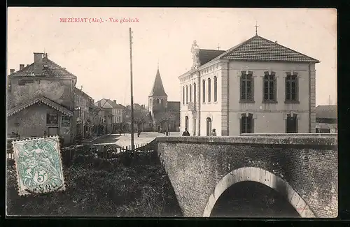 AK Mezeriat, Vue Generale, Pont, L`Eglise