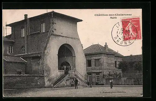 AK Chatillon-sur-Chalaronne, Mairie, facade