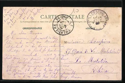 AK Chatillon-sur-Chalaronne, Place de l`Eglise