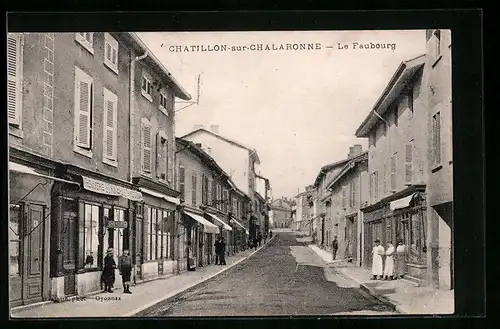 AK Chatillon-sur-Chalaronne, Le Faubourg