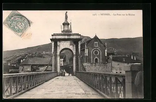 AK Seyssel, Le Pont sur le Rhone