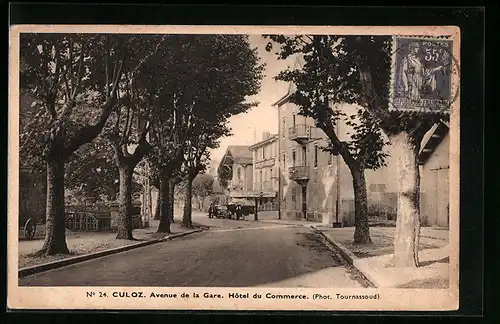 AK Culoz, Avenue de la Gare, Hotel du Commerce