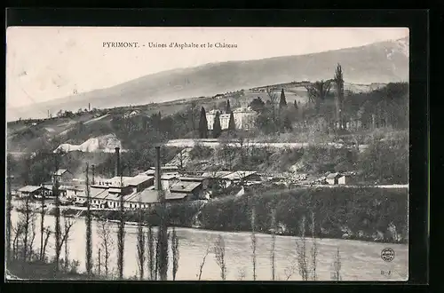 AK Pyrimont, Usines d`Asphalte et le Chateau