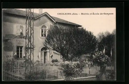 AK Chaleins, Mairie et Ecole de Garcons
