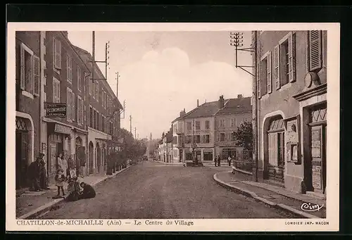 AK Chatillon-de-Michaille, Le Centre du Village