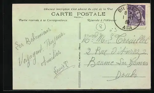 AK Billiat, Groupe Scolaire et Monument aux Morts