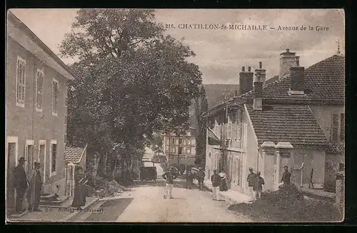 AK Chatillon-de-Michaille, Avenue de la Gare